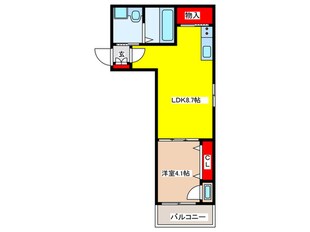 Muses花園本町の物件間取画像